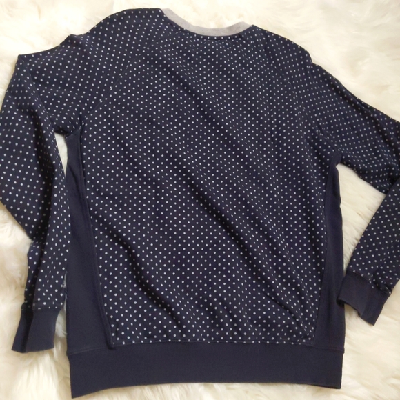 21Men Forever 21 Men Navy Blue Polka Dot Sweater Small - Picture 3 of 8